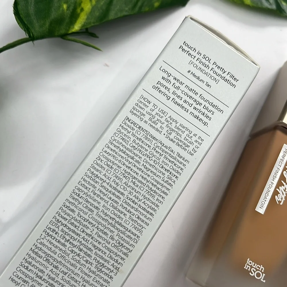 NEW Touch in SOL Pretty Fitter Foundation Shade Medium Tan
